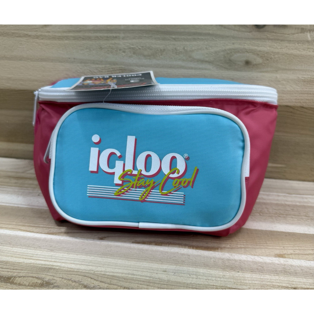 Retro Igloo “stay Cool” Cooler Fanny Pack Neon Belt Bag